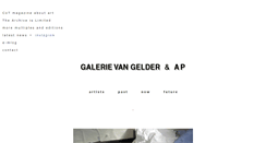 Desktop Screenshot of galerievangelder.com